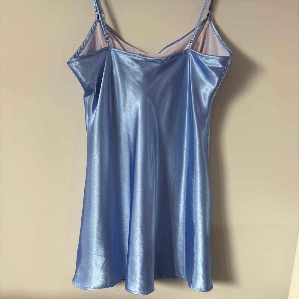 Y2K La Senza Blue Nightgown / Cat Slip Dress 🩵🐈 - Picture 9 of 9